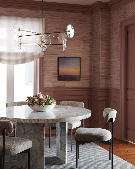 Calvino X - Large Radial Chandelier, a premium Chandelier light by Visual Comfort & Co. Close - up image of its design.