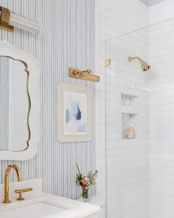 8" Cabinet Maker's Picture Light, a premium Picture light by Visual Comfort & Co. Close - up image of its design.