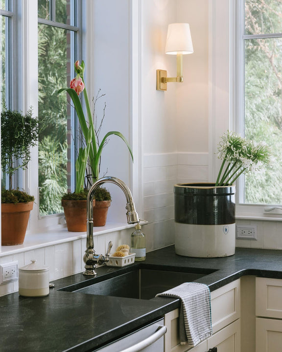 Square Tube Single Sconce, a premium Decorative light by Visual Comfort & Co. Close - up image of its design.