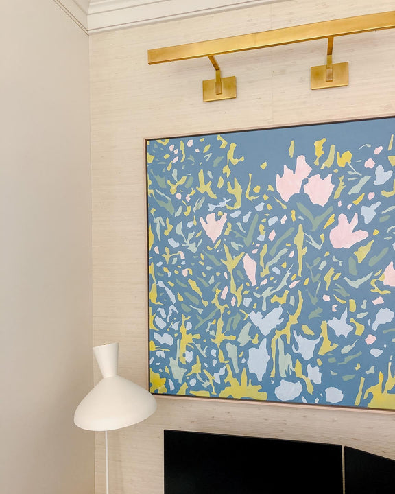 McClain 30" Hardwired Picture Light, a premium Picture light by Visual Comfort & Co. Close - up image of its design.