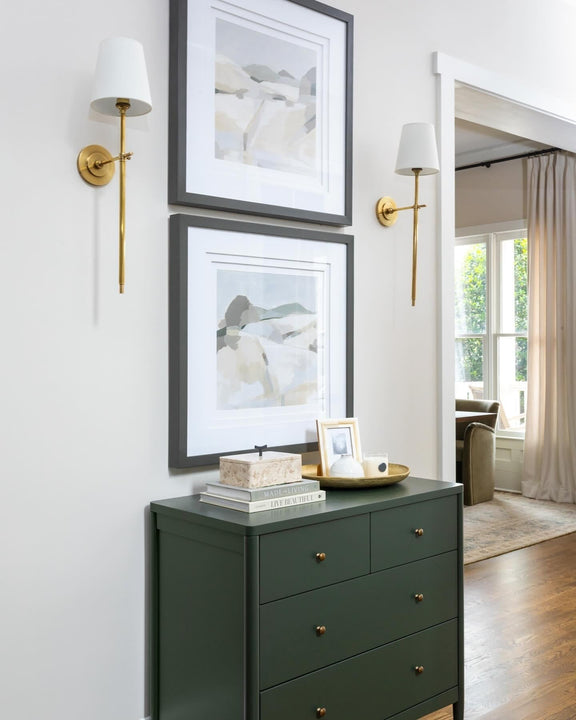 Bryant Large Tail Sconce, a premium Decorative light by Visual Comfort & Co. Close - up image of its design.