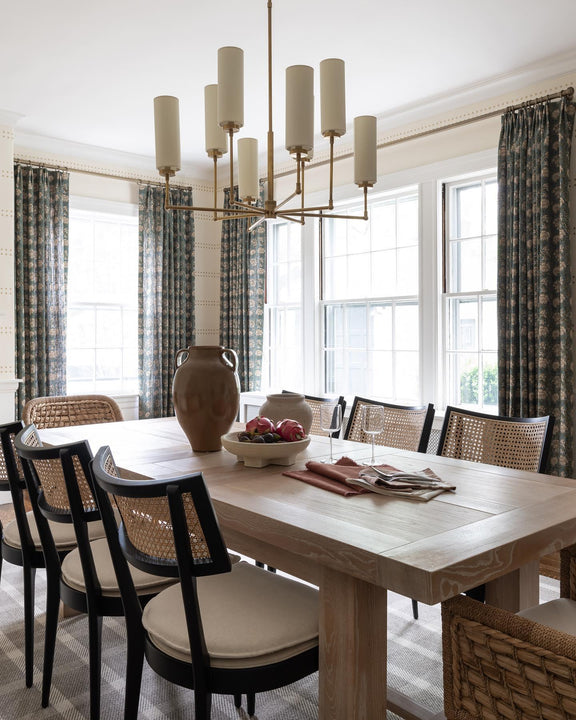 Ziyi Large Chandelier, a premium Chandelier light by Visual Comfort & Co. Close - up image of its design.