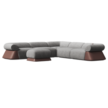 Lagonda Large Corner Sofa, a premium light by Icon Home. Close - up image of its design.