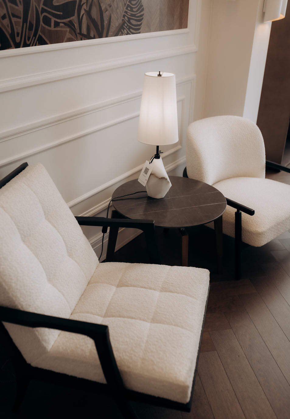 Halcyon Accent Table Lamp, a premium Decorative light by Visual Comfort & Co. Close - up image of its design.