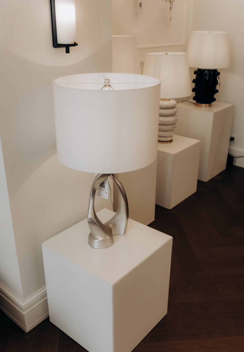 Cannes Table Lamp, a premium Decorative light by Visual Comfort & Co. Close - up image of its design.