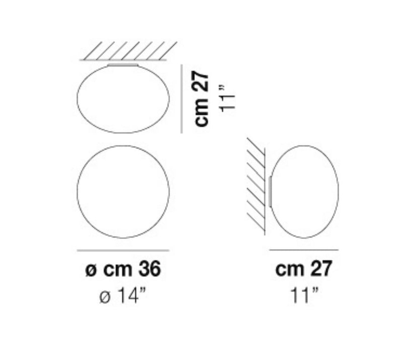 Lucciola Medium Wall Lamp Blueprint