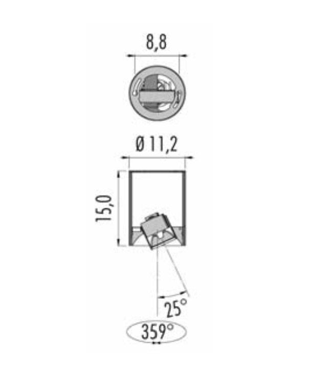 Pop PX7 Flush Mount Spotlight Blueprint