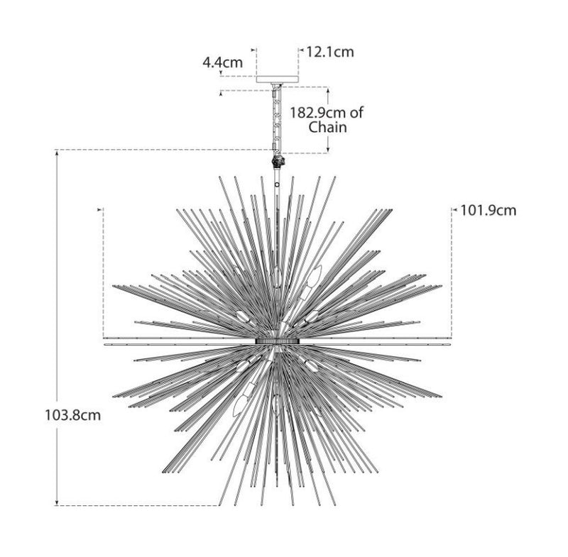 Lampadario Rotondo Medio Strada Progetto