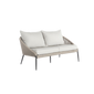 Rodona Loveseat - Beige / Carbon Matte