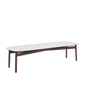 Serra Long Dining Table - Burgundy