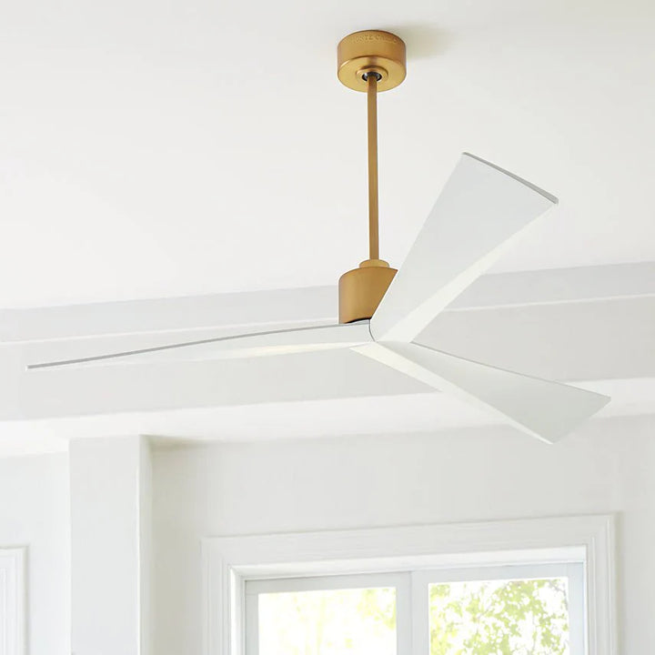 Adler 52 Ceiling Fan, a premium Fans light by Visual Comfort & Co. Close - up image of its design.