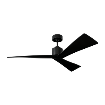 Adler 52 Ceiling Fan in Matte Black with Matte Black Blades