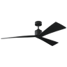 Adler 60 Ceiling Fan in Matte Black with Matte Black Blades