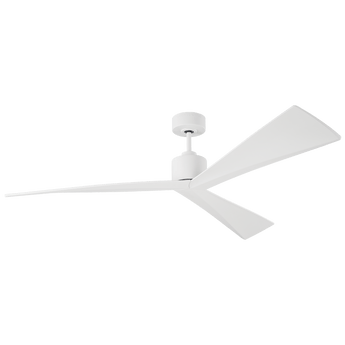 Adler 60 Ceiling Fan in Matte White with Matte White Blades