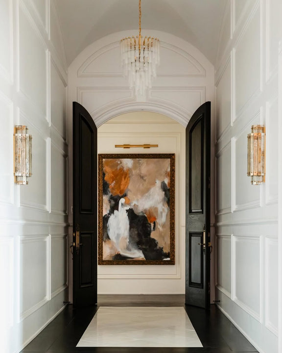 Lorelei Small Waterfall Chandelier, a premium Chandelier light by Visual Comfort & Co. Close - up image of its design.