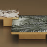 Tropical Green Jungle / Gold Matte / 60x60x30.5cm