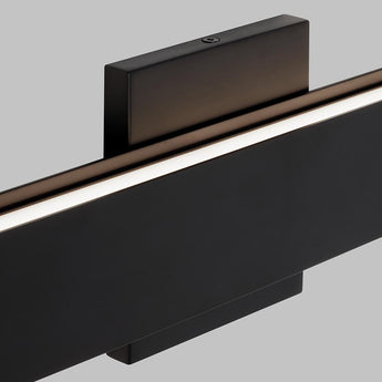 Bau 24" Bath Sconce in Nightshade Black