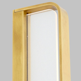 Banda 13" Bath Sconce in Natural Brass