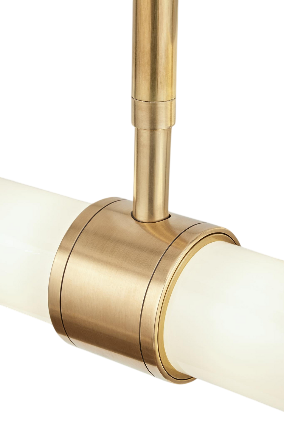 Calumn 4-Light Chandelier in Natural Brass