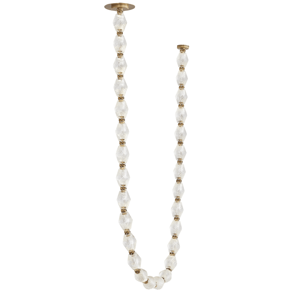 Collier 84 Chandelier, a premium Chandelier light by Visual Comfort & Co. Close - up image of its design.