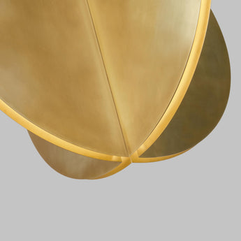 Bau 36" Pendant in Natural Brass