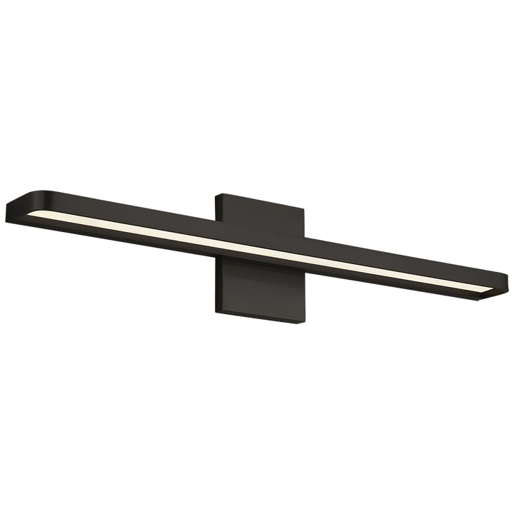 Banda 24" Bath Sconce, a premium Bath light by Visual Comfort & Co. Close - up image of its design.