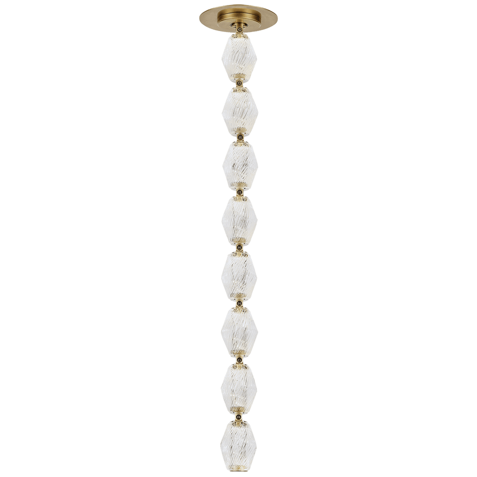 Collier 24 Pendant, a premium Pendant light by Visual Comfort & Co. Close - up image of its design.