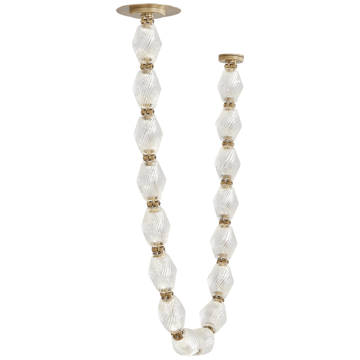 Collier 48 Pendant, a premium Pendant light by Visual Comfort & Co. Close - up image of its design.