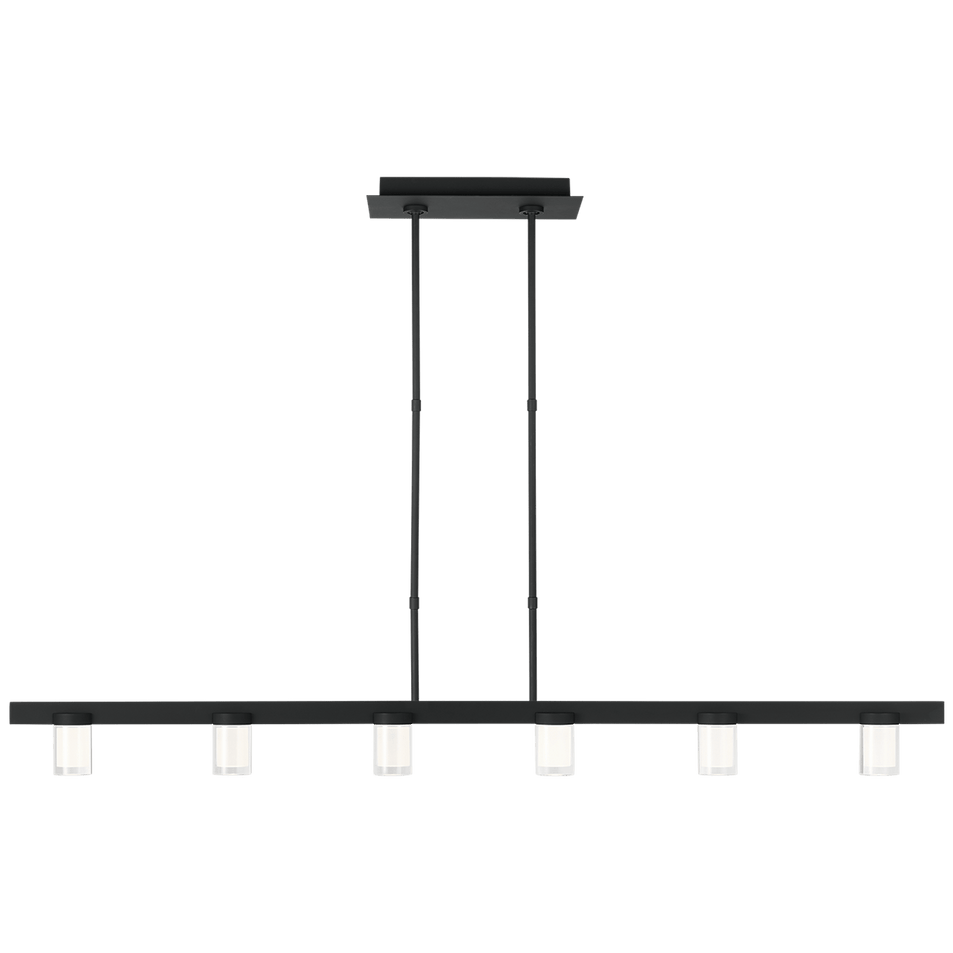 Esfera Large Linear, a premium Linear light by Visual Comfort & Co. Close - up image of its design.