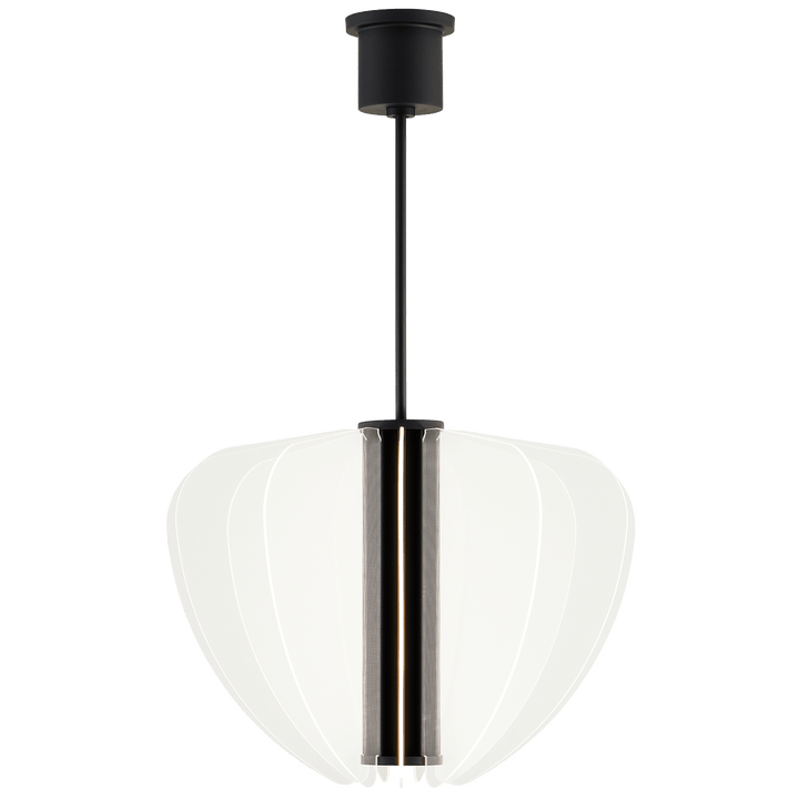 Nyra 28 Chandelier, a premium light by Visual Comfort & Co. Close - up image of its design.