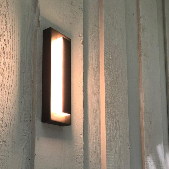 Aspen 15" Outdoor Wall Sconce, a premium Wall light by Visual Comfort & Co. Close - up image of its design.