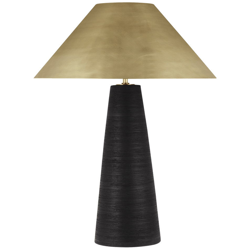 Karam Medium Table Lamp, a premium Decorative light by Visual Comfort & Co. Close - up image of its design.