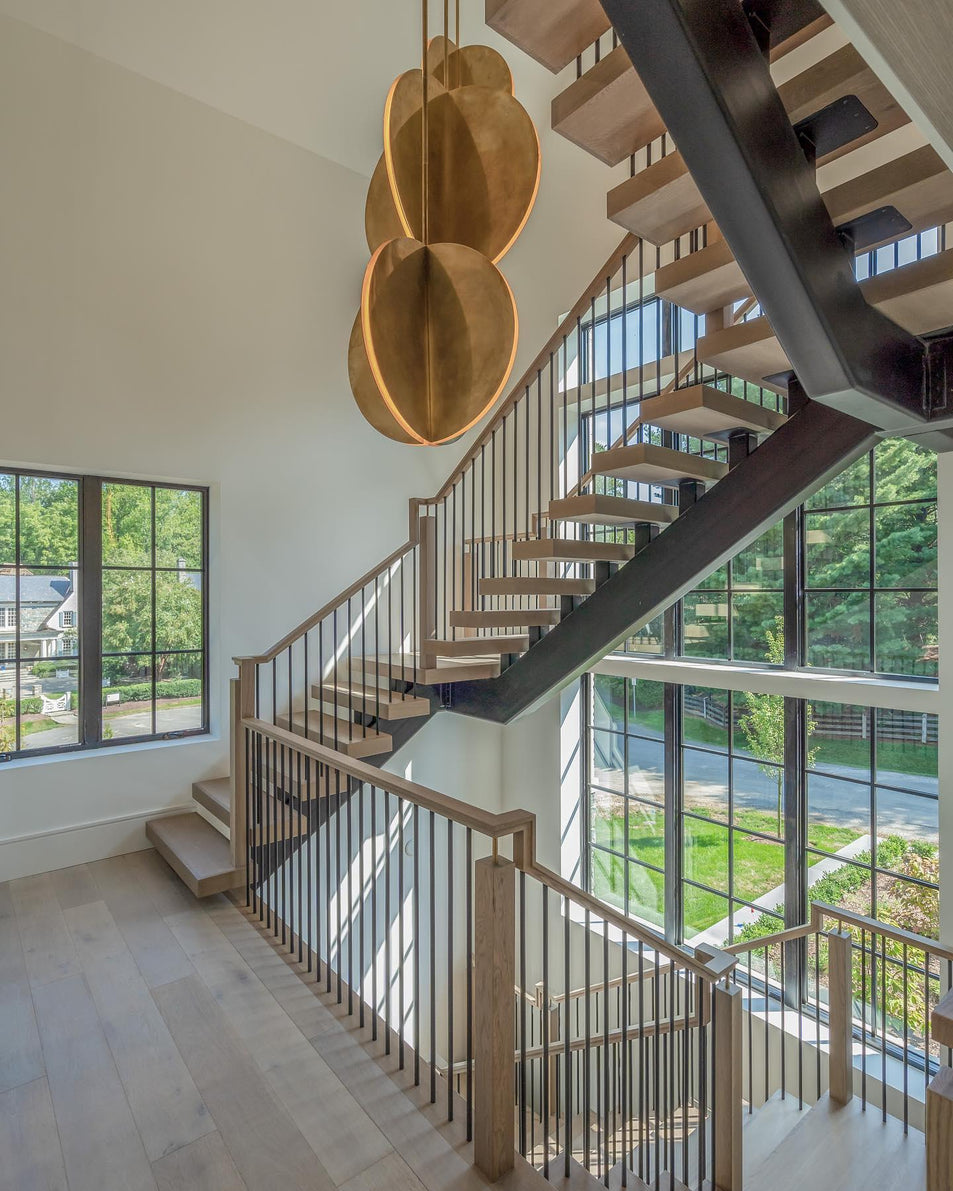 Bau 36" Pendant, a premium Pendant light by Visual Comfort & Co. Close - up image of its design.