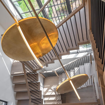 Bau 36" Pendant, a premium Pendant light by Visual Comfort & Co. Close - up image of its design.