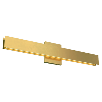 Bau 24" Bath Sconce in Natural Brass