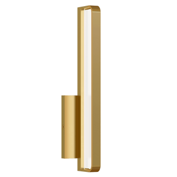 Banda 13" Bath Sconce in Natural Brass