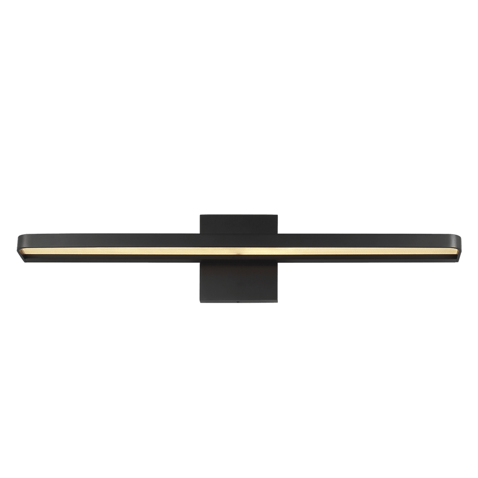 Banda 24" Bath Sconce in Matte Black