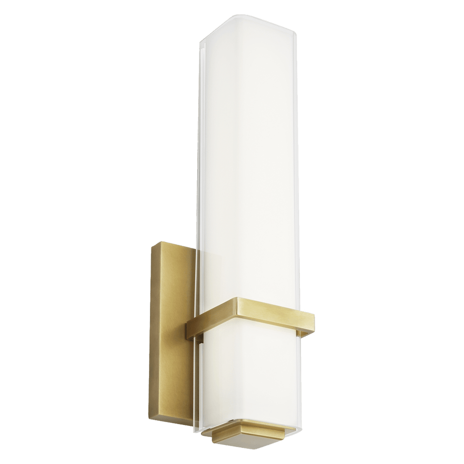 Milan 13 Bath Sconce, a premium Bath light by Visual Comfort & Co. Close - up image of its design.