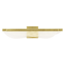 Nyra 25 Bath in Plated Brass