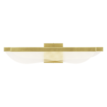 Nyra 25 Bath in Plated Brass