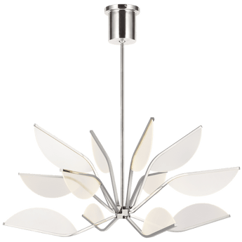 Belterra 38 Chandelier in Polished Nickel