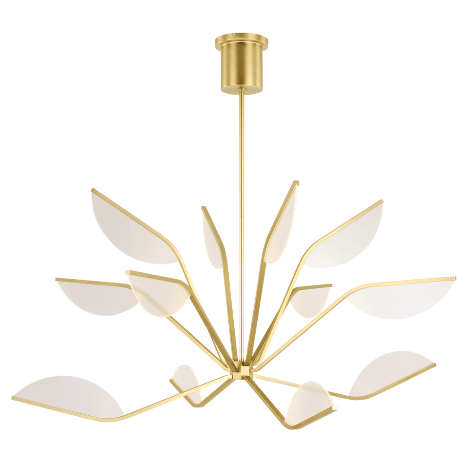 Belterra 48 Chandelier in Natural Brass