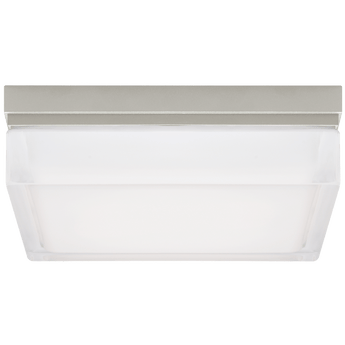 Boxie Large Flush Mount in Satin Nickel