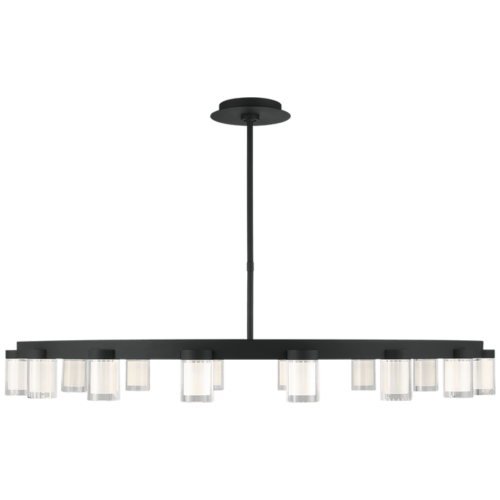 Esfera Large Chandelier, a premium Chandelier light by Visual Comfort & Co. Close - up image of its design.