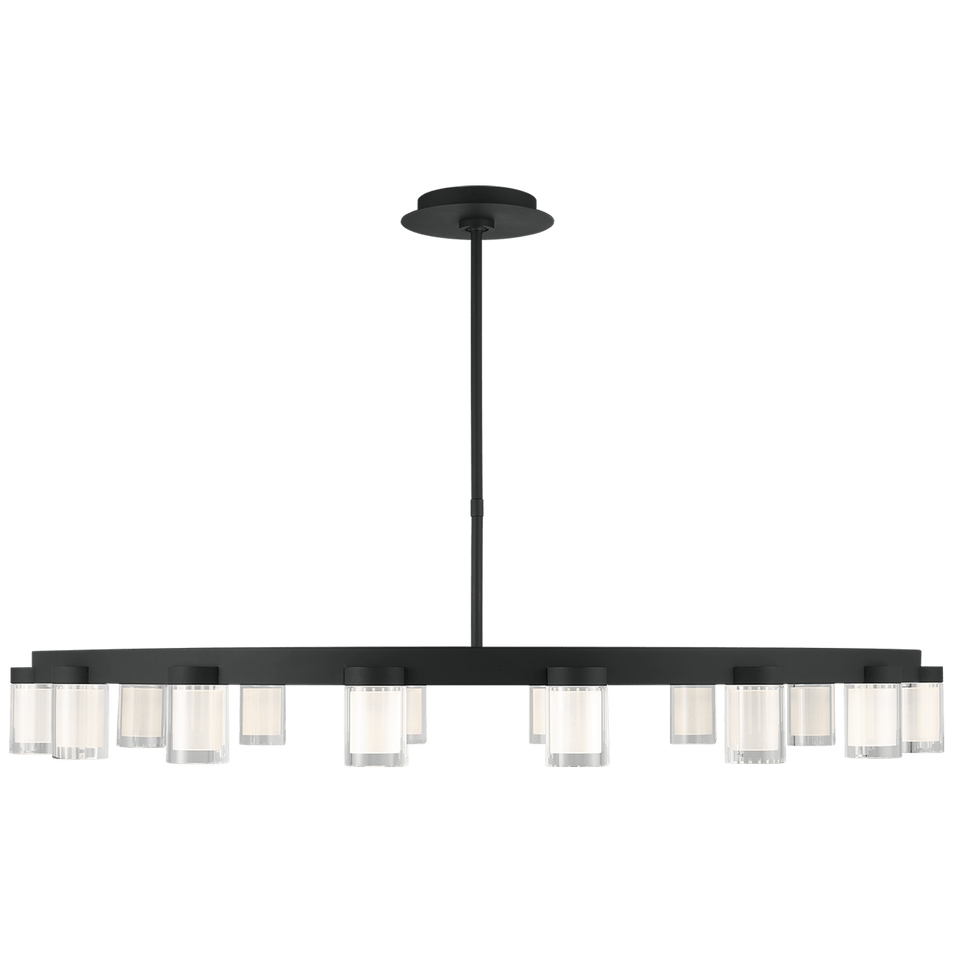 Esfera Large Chandelier, a premium Chandelier light by Visual Comfort & Co. Close - up image of its design.