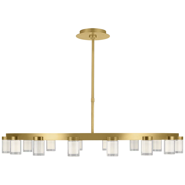 Esfera Large Chandelier, a premium Chandelier light by Visual Comfort & Co. Close - up image of its design.
