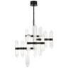 Langston Medium Chandelier, a premium Chandelier light by Visual Comfort & Co. Close - up image of its design.
