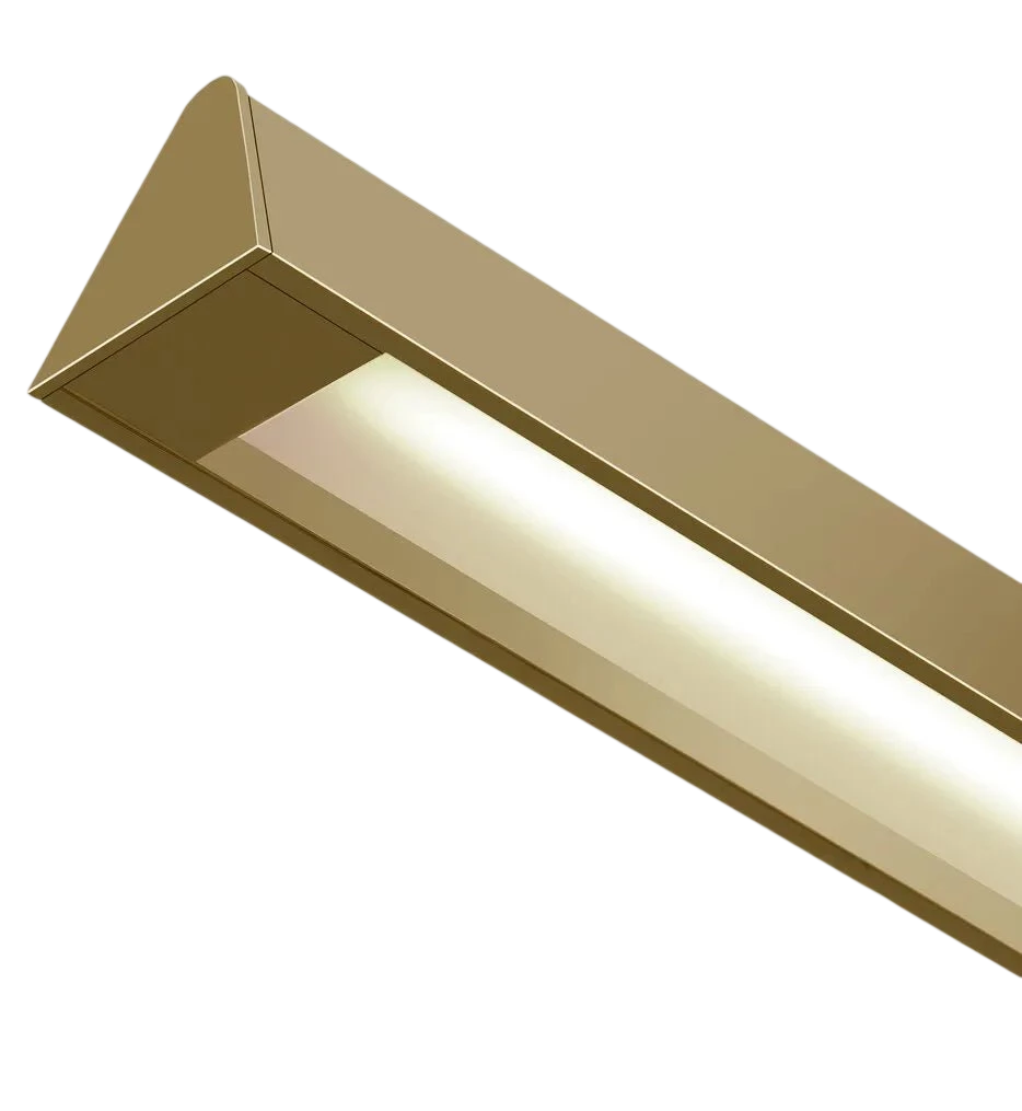 Dessau 48" Linear, a premium Linear light by Visual Comfort & Co. Close - up image of its design.