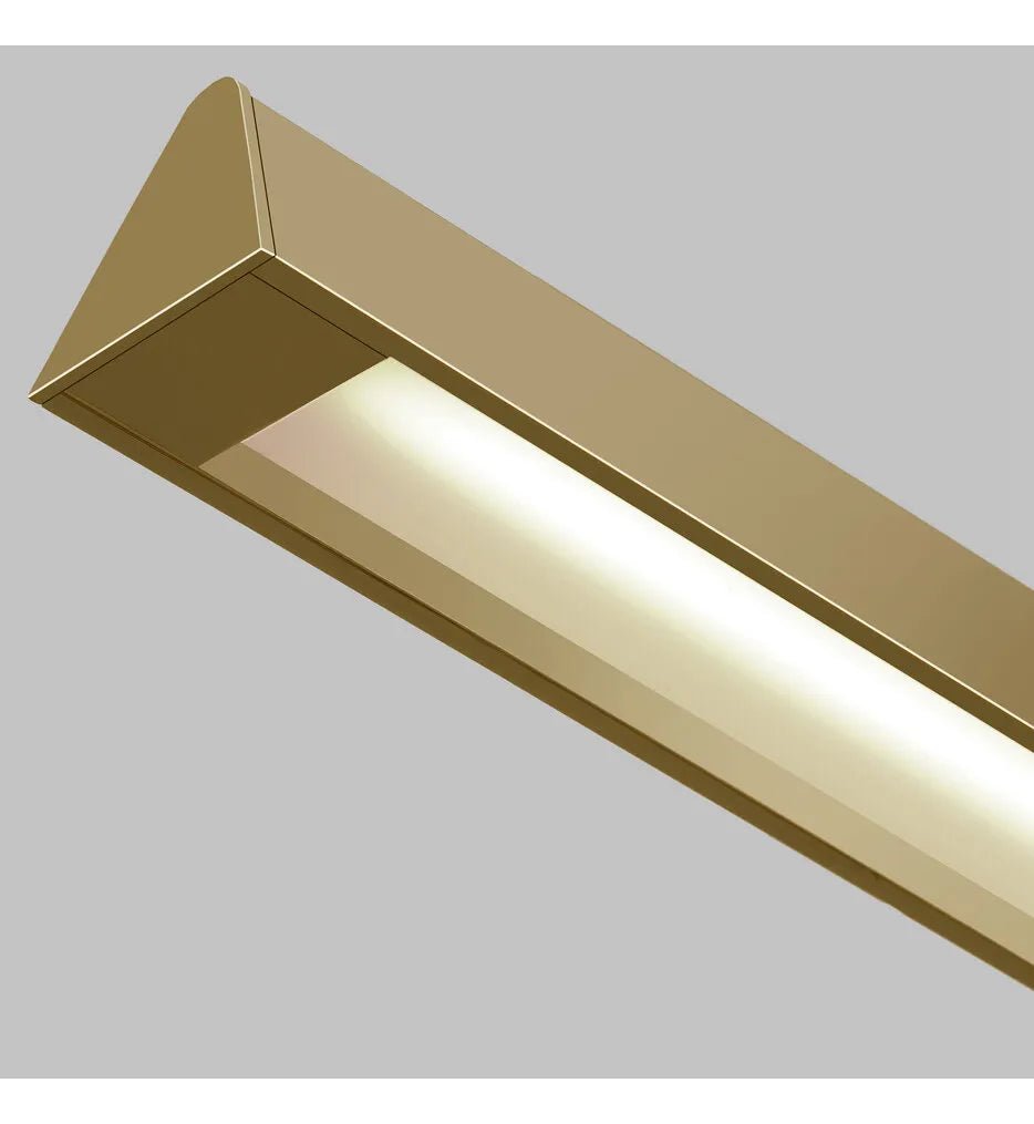 Dessau 48" Linear, a premium Linear light by Visual Comfort & Co. Close - up image of its design.