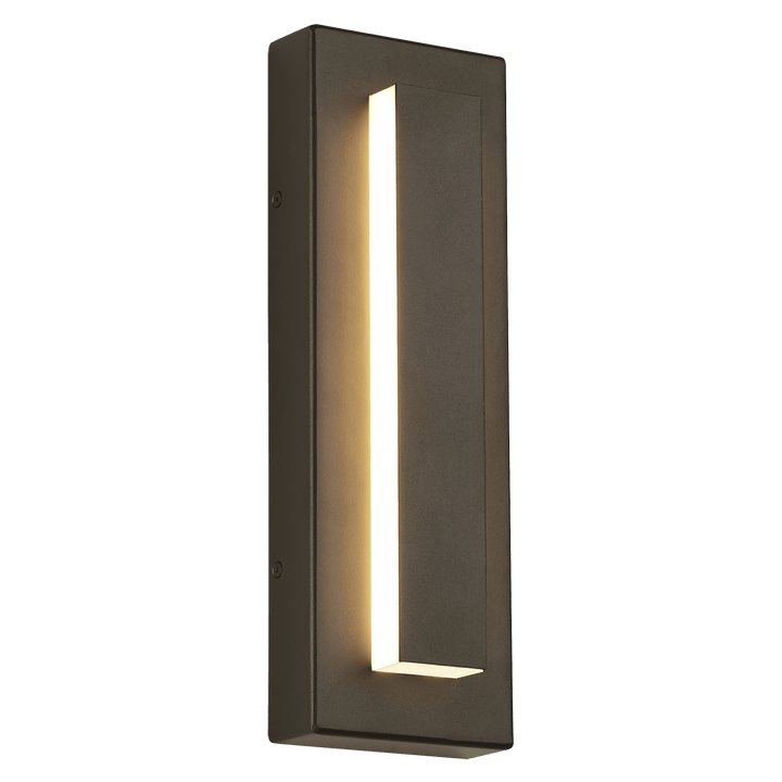 Aspen 15" Outdoor Wall Sconce in Charcoal
